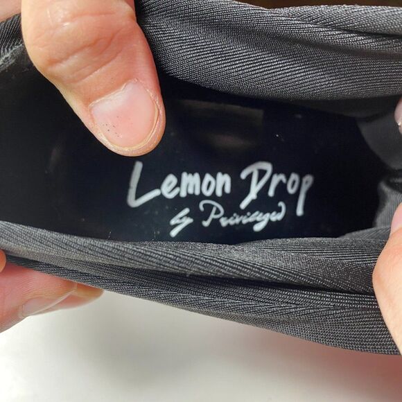 Lemon drop privileged Heels Thigh high Womens Size 8 Stunning - Picture 7 of 12